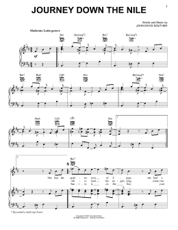 page one of Journey Down The Nile (Piano, Vocal & Guitar Chords (Right-Hand Melody))