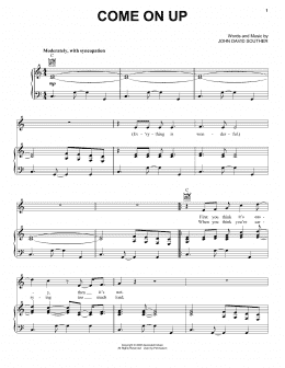 page one of Come On Up (Piano, Vocal & Guitar Chords (Right-Hand Melody))