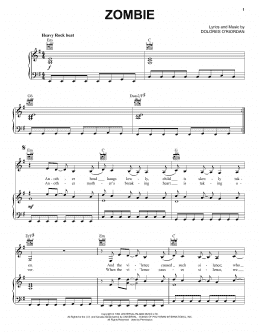 Zombie by The Cranberries worksheet