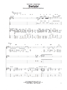 page one of Swlabr (Guitar Tab)