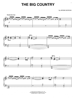 page one of The Big Country (Piano Solo)