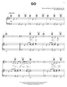 page one of Go (Piano, Vocal & Guitar Chords (Right-Hand Melody))