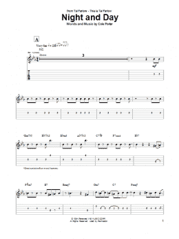 page one of Night And Day (Guitar Tab)
