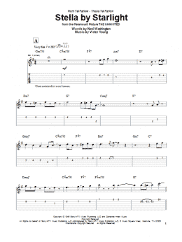 page one of Stella By Starlight (Guitar Tab)