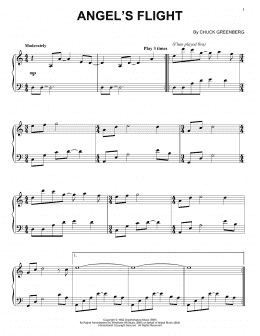 page one of Angel's Flight (Piano Solo)