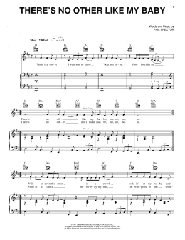 page one of There's No Other Like My Baby (Piano, Vocal & Guitar Chords (Right-Hand Melody))
