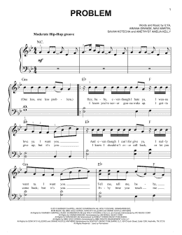 page one of Problem (Easy Piano)