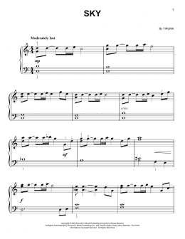 page one of Sky (Easy Piano)