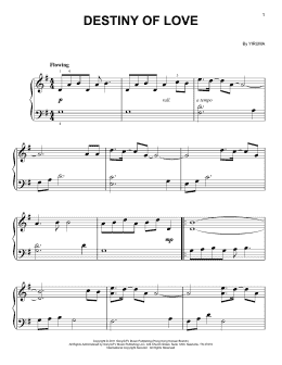 page one of Destiny Of Love (Easy Piano)