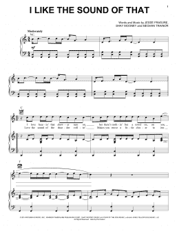 page one of I Like The Sound Of That (Piano, Vocal & Guitar Chords (Right-Hand Melody))