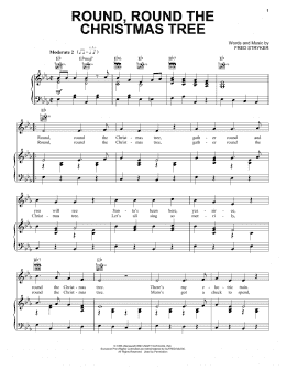 page one of Round, Round The Christmas Tree (Piano, Vocal & Guitar Chords (Right-Hand Melody))
