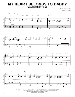 page one of My Heart Belongs To Daddy [Jazz version] (arr. Brent Edstrom) (Piano Solo)