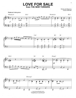 page one of Love For Sale [Jazz version] (arr. Brent Edstrom) (Piano Solo)