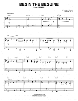 page one of Begin The Beguine [Jazz version] (arr. Brent Edstrom) (Piano Solo)
