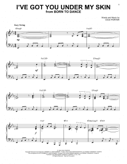 page one of I've Got You Under My Skin [Jazz version] (arr. Brent Edstrom) (Piano Solo)