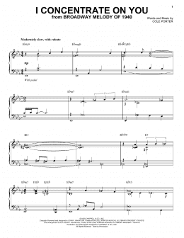 page one of I Concentrate On You [Jazz version] (arr. Brent Edstrom) (Piano Solo)