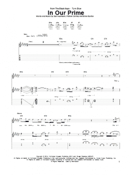 page one of In Our Prime (Guitar Tab)