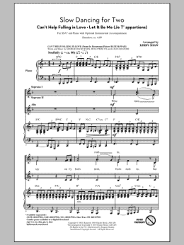 page one of Can't Help Falling In Love (SSA Choir)