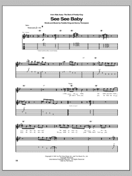 page one of See See Baby (Guitar Tab)