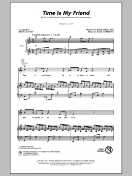 page one of Time Is My Friend (SSA Choir)