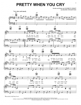 page one of Pretty When You Cry (Piano, Vocal & Guitar Chords (Right-Hand Melody))