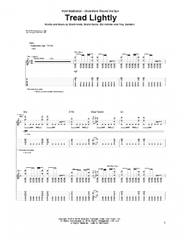 page one of Tread Lightly (Guitar Tab)