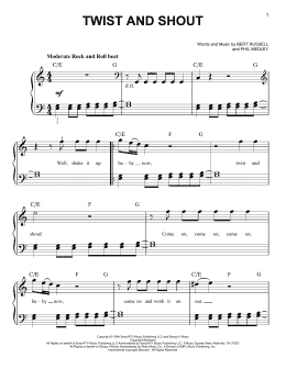 page one of Twist And Shout (Easy Piano)