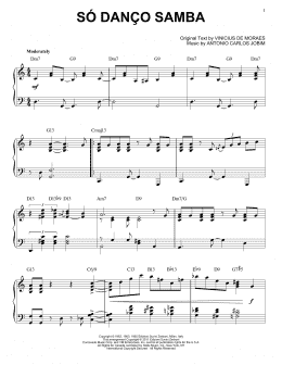 page one of So Danco Samba [Jazz version] (arr. Brent Edstrom) (Piano Solo)