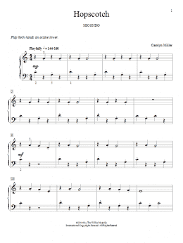page one of Hopscotch (Piano Duet)