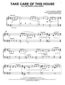 page one of Take Care Of This House (Piano Solo)
