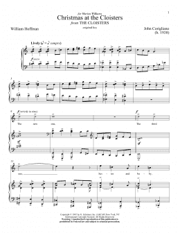 page one of Christmas At The Cloisters (Piano & Vocal)