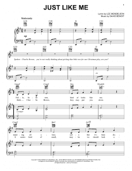 page one of Just Like Me (Piano, Vocal & Guitar Chords (Right-Hand Melody))