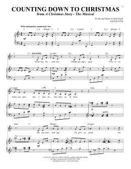page one of Counting Down To Christmas (Piano & Vocal)
