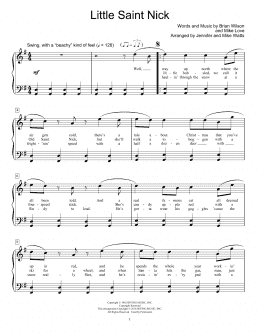 page one of Little Saint Nick (Educational Piano)