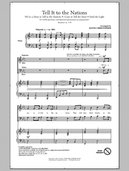 page one of I Love To Tell The Story (SATB Choir)