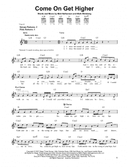 page one of Come On Get Higher (Easy Guitar)