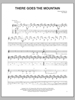 page one of There Goes The Mountain (Guitar Tab)