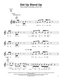 page one of Get Up Stand Up (Ukulele)