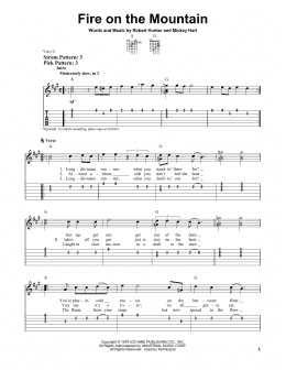 page one of Fire On The Mountain (Easy Guitar Tab)