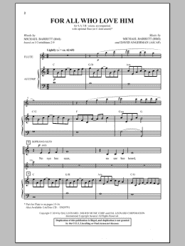 page one of For All Who Love Him (Choir)