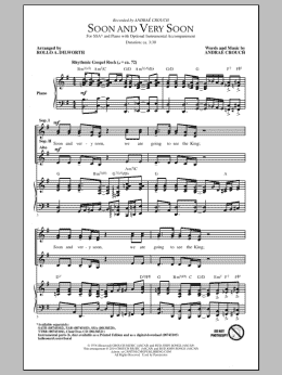 page one of Soon And Very Soon (arr. Rollo Dilworth) (SSA Choir)