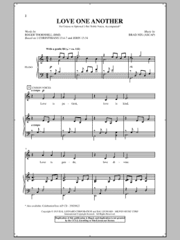 page one of Love One Another (Choir)