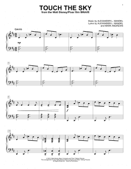 page one of Touch The Sky (From Brave) (Piano Solo)