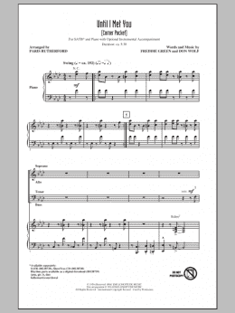 page one of Until I Met You (Corner Pocket) (SATB Choir)