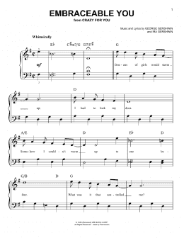 page one of Embraceable You (Easy Piano)