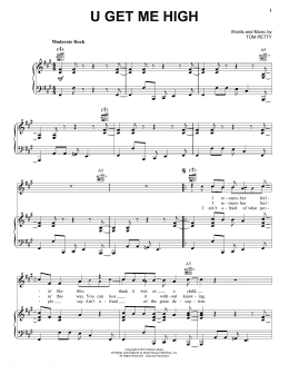 page one of U Get Me High (Piano, Vocal & Guitar Chords (Right-Hand Melody))