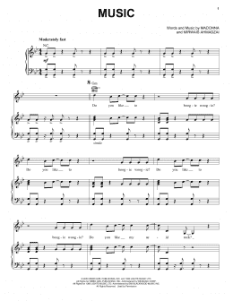 page one of Music (Piano, Vocal & Guitar Chords (Right-Hand Melody))