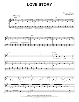 page one of Love Story (Piano & Vocal)