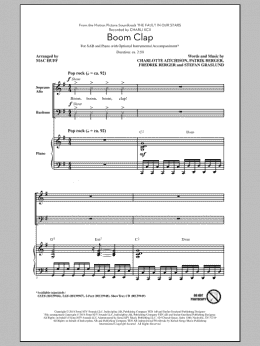 page one of Boom Clap (SAB Choir)