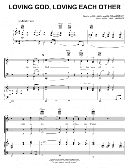 page one of Loving God, Loving Each Other (Piano, Vocal & Guitar Chords (Right-Hand Melody))